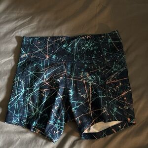 C9 by Champion Women's Geometric Print Shorts - Black and Green